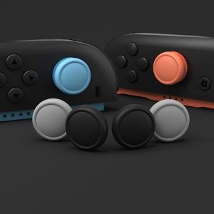 4 Pairs Basic Analog Stick Covers for <b>Switch</b> 2 - Smooth Surface Design - Product Image 5