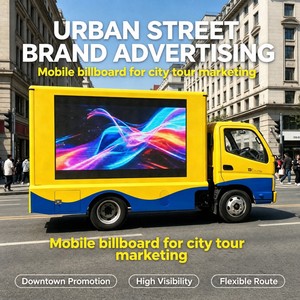 Camión de Publicidad LED Eléctrico Impermeable Dongfeng Shacman, <span class=keywords><strong>Furgoneta</strong></span> Multimedia Pequeña Personalizable con Múltiples Sistemas, Venta al Por Mayor - Product Image 5