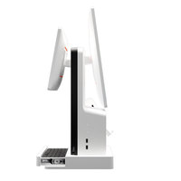 Système de point de vente tactile capacitif 10 points tout-en-un pour magasin de proximité 24h/24, machine de libre-service avec imprimante thermique intégrée