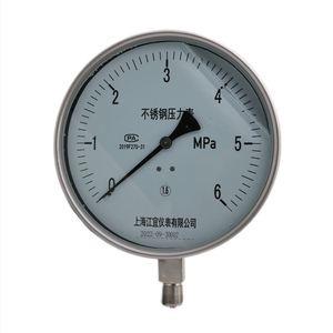 Boîtier en acier inoxydable résistant à la corrosion, connexion en laiton, fond avec jauge remplie de glycérine de haute qualité - Product Image 3