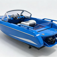 Bateau en fibre de verre populaire pour loisirs nautiques, export transfrontalier, vitesse variable, type kart électrique, jet ski, bateau rapide, 50 km/h max.