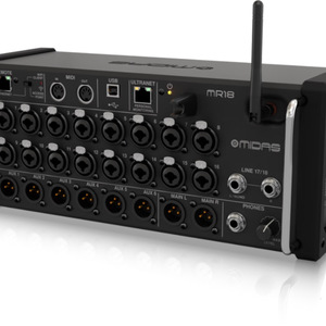 Console de mixage numérique Midas MR12 12 canaux avec enregistrement USB et effets intégrés pour groupes de scène et concerts - Product Image 2