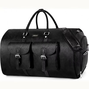 Muestra gratuita: Bolsa de viaje colgante para trajes, bolsa de lona convertible para prendas de vestir, equipaje de mano. - Product Image 1