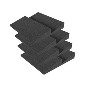 Panneaux muraux acoustiques noirs modernes personnalisables avec des caractéristiques ignifuges et insonorisantes pour une utilisation en intérieur, solutions <span class=keywords><strong>de</strong></span> conception graphique - Product Image 2