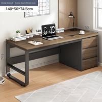 Meubles de bureau modernes entièrement assemblés, bureau en bois, bureaux d'ordinateur, table d'étude avec 3 tiroirs
