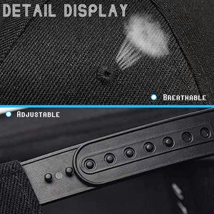 Gorra Deportiva de 6 Paneles con Bordado, Visera Plana, Económica, Ajustable, para las Cuatro Estaciones, Estilo Hip Hop, para Viajes al Aire Libre - Product Image 2