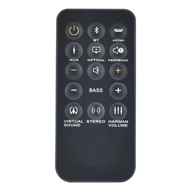Remote Control JBL SB350 Home Automation Soundbar-Rechargeable Battery 8 Meter Range DVD Player Compatible 4 Buttons Plastic