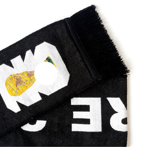 Bufanda Deportiva Profesional de Acrílico, Larga, Reversible, Gruesa, de Doble Cara, con Patrón de Letras Argyle, para Fanáticos <span class=keywords><strong>del</strong></span> Fútbol, Copa <span class=keywords><strong>Mundial</strong></span> de Fútbol - Product Image 2