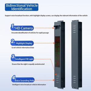 Porte coulissante automatique en aluminium Qigong Factory, porte coulissante à cantilever pour allée, porte industrielle anti-vent <span class=keywords><strong>avec</strong></span> système LPR - Product Image 3