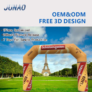 Arco Inflable de PVC Resistente a la Intemperie para Ceremonias de Apertura, Eventos, Publicidad, Competiciones, Maratones, Personalización para Exteriores de Fábrica - Product Image 1