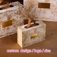 Boîte cadeau de mariage de luxe avec logo personnalisé, boîtes rigides en papier faites à la main, impression offset 4 couleurs, emballage pliable pour vêtements et chaussures
