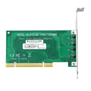 Carte réseau filaire interne PCI Gigabit double port avec 82546 pour serveur et poste de travail en stock, carte réseau PCI - Product Image 2