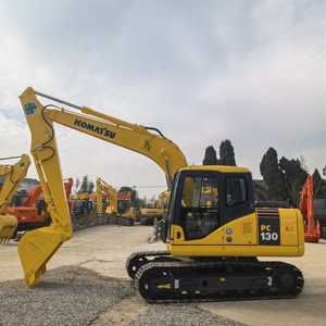 รถขุดมือสอง Komatsu PC130 ประสิทธิภาพสูง ขนาด 13 ตัน นำเข้าจากญี่ปุ่น รุ่นยอดนิยม สภาพดี พร้อมใช้งาน มีสินค้าในสต็อก - Product Image 1