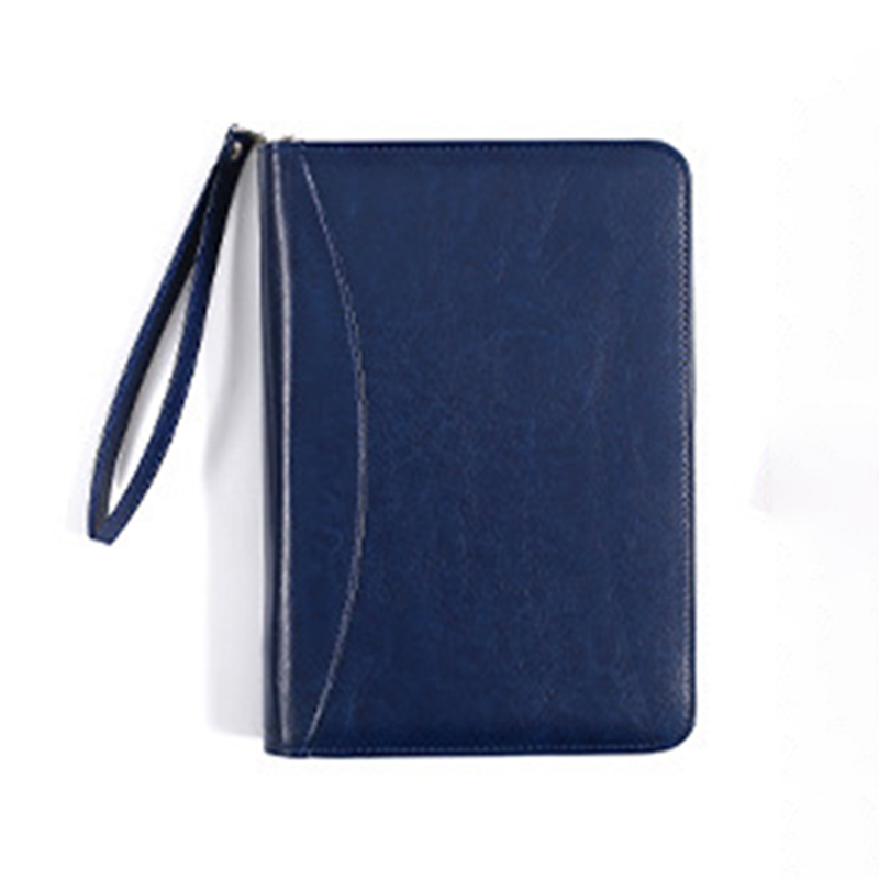 A5 zipper bag blue (single shell)