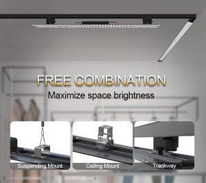 40W 60W 75W LED Track Linear <b>Panel</b> <b>Light</b> 150LM/W for Supermarket Shops Office - Product Image 3