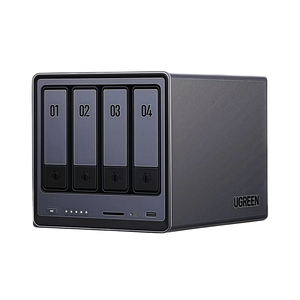 Buen Precio UGREEN DXP4800 Plus <span class=keywords><strong>NAS</strong></span> de Escritorio de 4 Bahías, CPU Intel Pentium Gold 8505 de 5 Núcleos, <span class=keywords><strong>Almacenamiento</strong></span> Conectado a la <span class=keywords><strong>Red</strong></span> 4K 60Hz (Sin Discos) - Product Image 1
