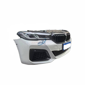 Pour 2021-2023 <span class=keywords><strong>BMW</strong></span> Série 5 G30 Ensemble de pare-chocs avant d'occasion de haute qualité avec calandre, capteurs de stationnement de ventilateur de radiateur et phares - Product Image 2