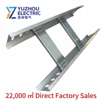 Support de câble industriel en alliage d'aluminium léger et antirouille pour énergie solaire, extérieur et construction électrique
