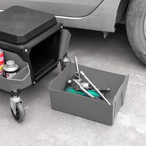 Tabouret de mécanicien robuste avec capacité de charge de 330lb Tabouret de <span class=keywords><strong>garage</strong></span> avec roues - Product Image 5