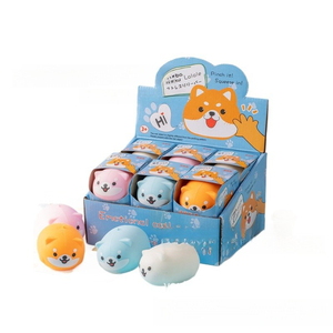 Jouet anti-stress Shiba Inu mignon et moelleux, gadget de soulagement du stress, ballon de décompression, vente en gros - Product Image 5