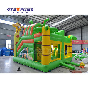 Khỉ <span class=keywords><strong>Inflatable</strong></span> Rừng Nhà Bị Trả Lại Cho Đảng Cho Thuê Nhà <span class=keywords><strong>Inflatable</strong></span> Trượt Combo Mini Rừng Động Vật Nhảy Lâu Đài Cho Trẻ Em - Product Image 5