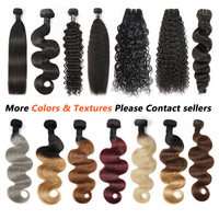 Vente en gros échantillon gratuit 40 pouces paquets de cheveux brésiliens vierges Body Wave paquets de cheveux brésiliens tissés avec fermeture vendeurs