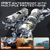 Nuevo modelo M01 H4 BA20D P15D 27W 2700LM 6500K Modelo popular CST Canbus Play and Plug Impermeable IP67