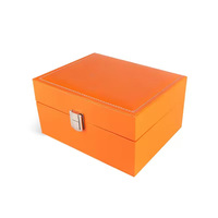 Boîte d'emballage de montre en carton de luxe de haute qualité avec logo personnalisé, lamination mate, gaufrage, doublure en éponge, fermeture magnétique pour