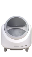 IRYDOOZE Boîte à litière pour chat intelligente automatique désodorisante conception ouverte grande grande toilette pour chat autonettoyante silencieuse intelligente