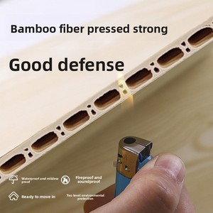 <span class=keywords><strong>Panneau</strong></span> <span class=keywords><strong>mural</strong></span> intérieur moderne en PVC résistant au feu, imperméable et anti-moisissure pour usage domestique et commercial - Product Image 3