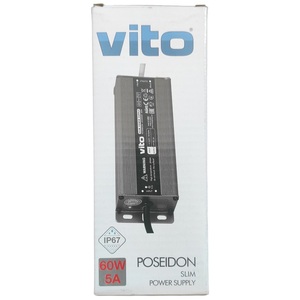 Transformateur Vito 12Vdc 5A 60W Étanche Ip67 Éclairage - Product Image 2