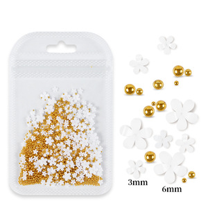 Colorido <span class=keywords><strong>resina</strong></span> flor <span class=keywords><strong>uñas</strong></span> blanco rosa joyería cuentas DIY Nail Art decoración 3D acrílico <span class=keywords><strong>flores</strong></span> <span class=keywords><strong>para</strong></span> <span class=keywords><strong>uñas</strong></span> - Product Image 2