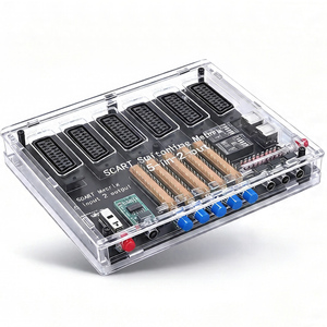 Adaptateur Commutateur Rétro Scart RGB/<span class=keywords><strong>SVHS</strong></span>/AV, Manuel 5 en 2 Automatique 7 Entrées, 1 Sortie, Distributeur Vidéo, Convertisseur, Boîtier Acrylique - Product Image 4