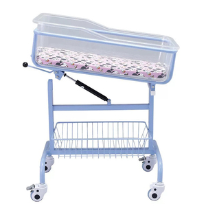 <span class=keywords><strong>Lit</strong></span> de bébé nouveau-né portable en plastique d'hôpital et chariot à bébé pour la vente chaude - Product Image 6