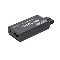 Konverter Full HD 1080P N64 ke HDTV untuk Adaptor 64 SNES NGC SFC dengan Output Audio 3.5mm Warna Hitam