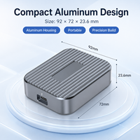 Adaptador Ethernet USB4 Thunderbolt 3 de Alta Velocidad a 10Gbps, Aluminio, 10G RJ45 LAN, Hub USB Docker para Laptop