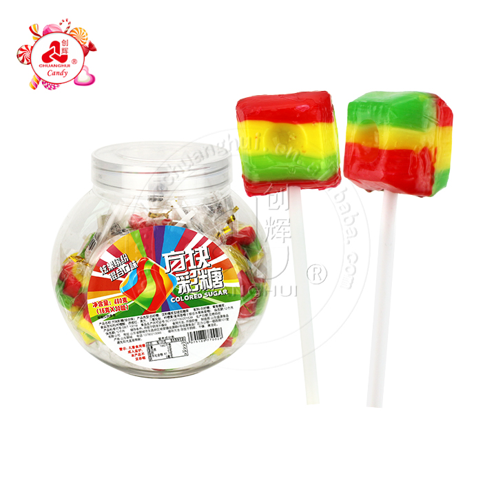 cube lollipop