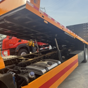 Camion de remorquage lourd Shaanxi Delong 18 tonnes 1+1 |   Véhicule de sauvetage routier 4x2 pour voitures accidentées, excavatrices et machines - Product Image 5