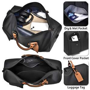 Custom High-End Large-Capacity Men's Business Travel <strong>Bag</strong> Casual Style Zipper Closure Easy Portability Suitable for Work Trip - Product Image 3