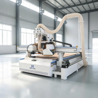 Centre d'usinage CNC industriel pour le bois, 4x8 pieds, 3 axes avec servomoteur pour la production d'armoires de cuisine