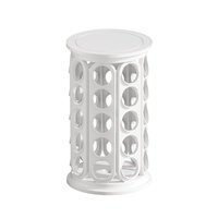 Organisateur de capsules rotatif à 360° exclusif transfrontalier avec logo personnalisé ; support pour 40 capsules de café, emballage en boîte couleur