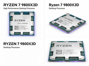 Nouveau processeur R7 9800x3d 2026, processeur de bureau 6 cœurs 5 nm, socket AM4, processeur de jeu, cache L3 32 Mo - Product Image 5