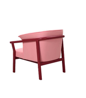 Fauteuil d'appoint capitonné distinctif en forme d'aile, couleur personnalisée pour projet FF&E de réception d'hôtel