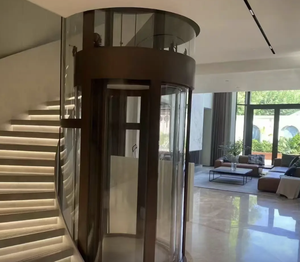 <span class=keywords><strong>Ascensor</strong></span> Residencial Neumático Silencioso con Capacidad de Carga de 450 kg y Riel de Elevación Suave, Elevador Doméstico para Viviendas Unifamiliares Medianas - Product Image 6