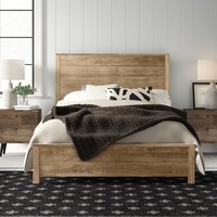Neu eingetroffen: Modernes europäisches Design Holz-Schlafzimmermöbel-Set mit erweiterbarem Stauraum für Apartments und Hotels
