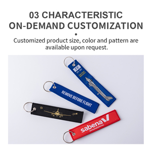 Chất lượng cao tùy chỉnh chuyển nhiệt in Móc khóa hình chữ nhật có tính năng phim hoạt hình gấu con chó gấu trúc trái cây búp bê lợn dệt kỹ thuật - Product Image 4