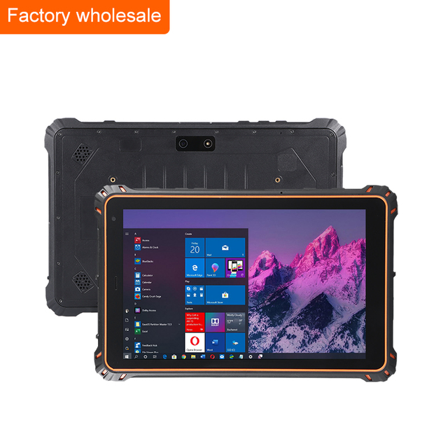 Custom Octa Core Waterproof Industrial Tablet Win11 10.1 Inch 1000 Nits High Resolution IP67 10000mAh Battery Rugged Tablet PC