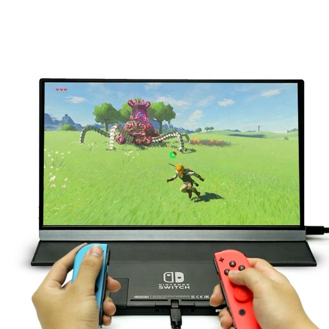 Full HD 4K 15.6 Inch Touch Screen Portable Gaming Monitor with LCD Display