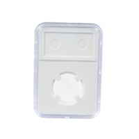 Boîtes de rangement pour pièces de monnaie en acrylique de haute qualité, scellage par ultrasons, NGC PCGS, pièces de monnaie de collection, classement