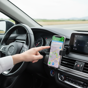 Supporto Universale per Auto con Ventosa a Gravità, Montaggio su Bocchetta dell'Aria, Materiale ABS, Presa Sicura, Facile Installazione, Compatibile con Tutti i Modelli di Telefono - Product Image 3